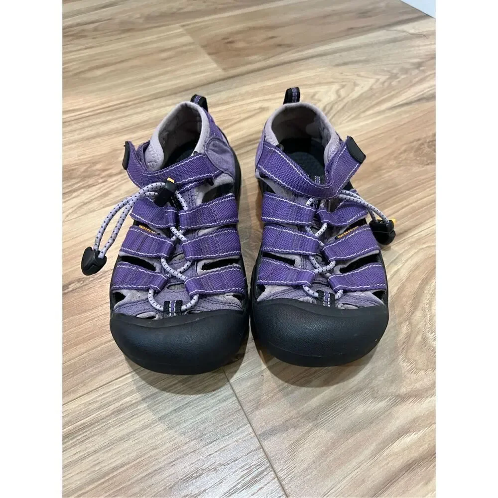 KEEN Purple Newport H2 Waterproof Sport Hiking Sandals Shoes kids Size 3